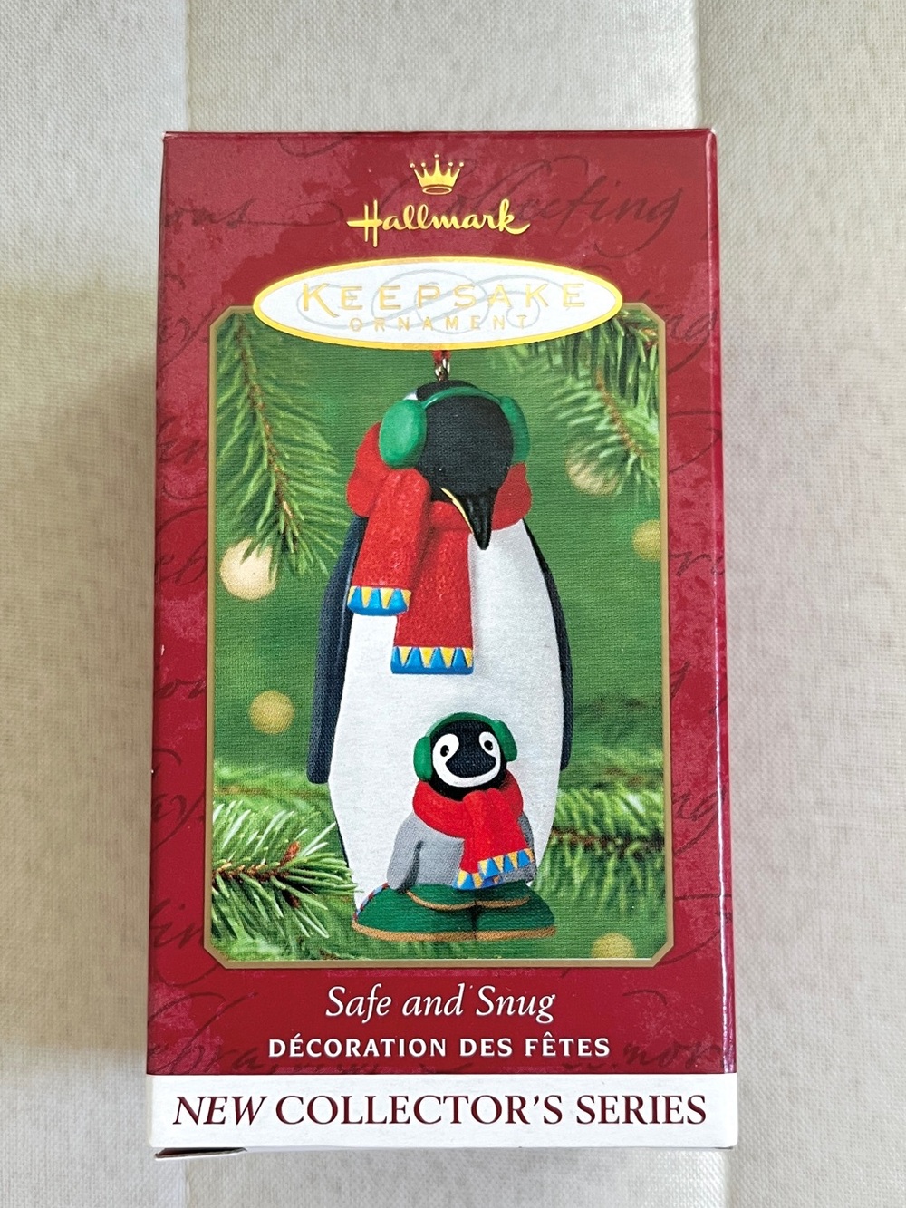2001 Safe and Snug - First in Series - Hallmark Keepsake Ornament